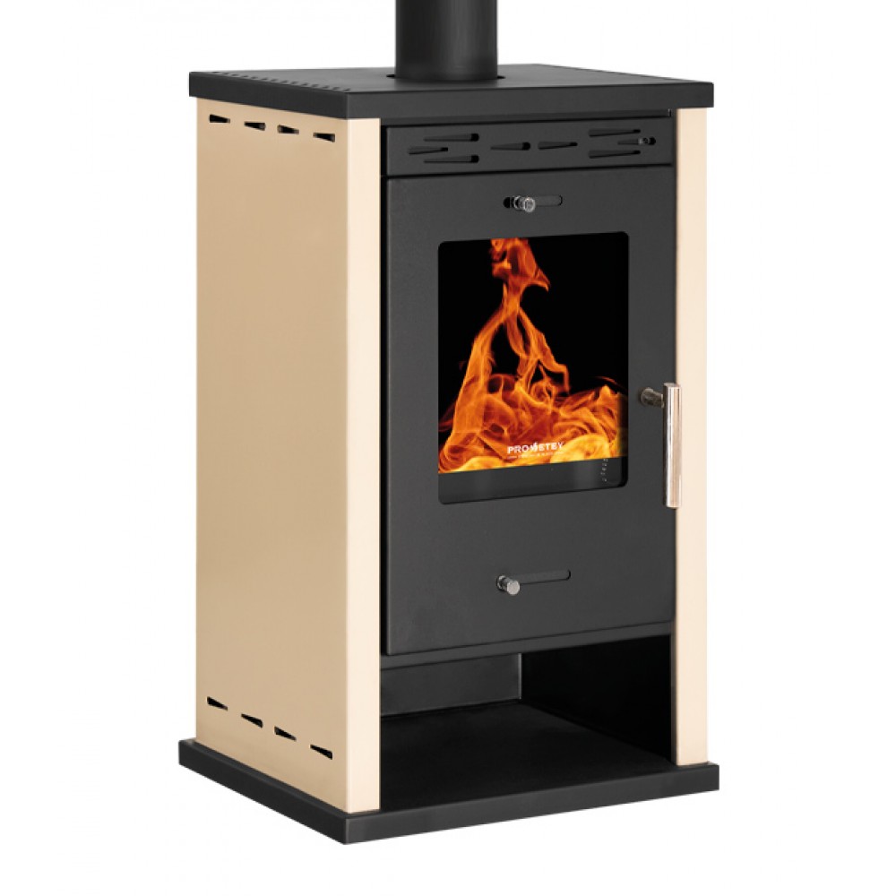 Kachle / Piecka na drevo Prometey EKO Mini Ivory 6.4 kW