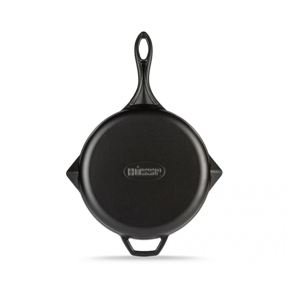 Emajlová liatinová panvica na grilovanie, Black Onyx, Ф28cm | Liatinová panvica na grilovanie | Liatinová panvica |