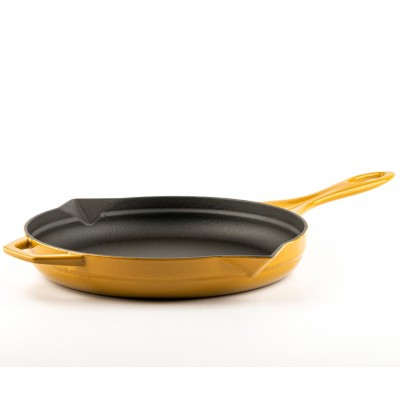 Emajlová liatinová panvica Hosse, Dijon, Ф28cm - Plochá liatinová panvica