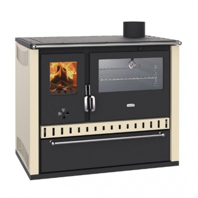 Sporák na drevo Prity GT, s nerezovou rúrou a zásuvkou, 15 kW - Porovnanie produktov
