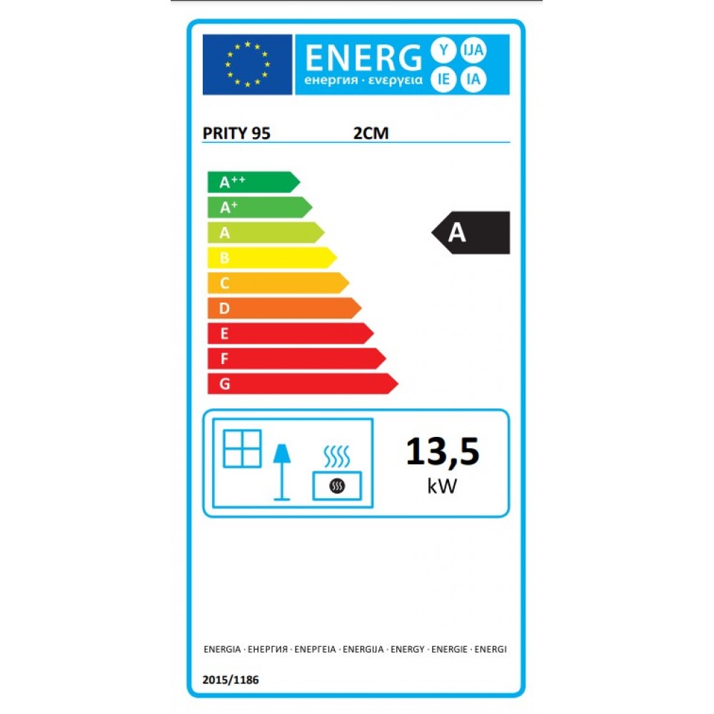 Krb na drevo Prity 2CM, 13,5 kW |  |  |