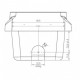 Liatinový hrniec na pelety Arce a iné, 95 x 70 mm |  |  |