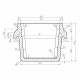 Liatinový hrniec na pelety Arce a iné, 95 x 70 mm |  |  |