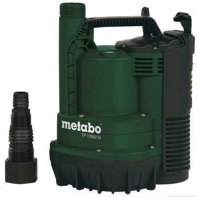 Ponorné čerpadlo na čistú vodu Metabo TP 12000 SI, výkon 600 W, prietok 11 700 l/h, dopravná výška 9 m - Ústredné Kúrenie