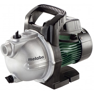 Jednofázové záhradné čerpadlo na čistú vodu Metabo P 4000 G, výkon 1100 W, prietok 4000 l/h, dopravná výška 46 m - Ústredné Kúrenie