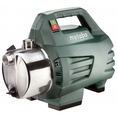 Záhradné čerpadlo na čistú vodu Metabo P 4500 INOX, 1", výkon 1300 W, prietok 75 l/min (4500 l/h), dopravná výška 48 m - Vodné čerpadlá