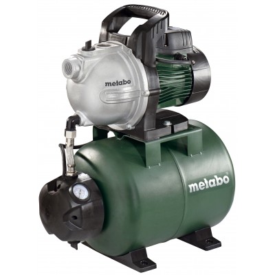 Hydrofórové čerpadlo Metabo HWW 3300/25 G, výkon 900 W, prietok 3300 l/h, výtlačná výška 45 m, objem nádrže 24 l - Vodné čerpadlá