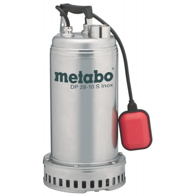 Jednofázové odvodňovacie čerpadlo na znečistenú vodu Metabo DP 28-10 S Inox, výkon 1850 W, prietok 28 000 l/h, dopravná výška 17 m - Ústredné Kúrenie