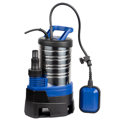 Odvodňovacie čerpadlo na znečistenú vodu Gmax s externým plavákom a krytom z nehrdzavejúcej ocele – prietok 13,5 m³/h, výkon 0,75 kW, dopravná výška 8 m - Ústredné Kúrenie