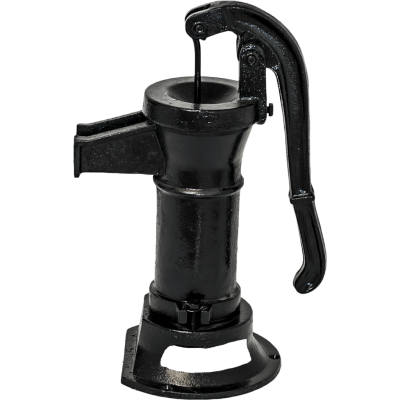 Ručné vodné čerpadlo, manuálne Hydro-Fix, čierne, krátke – dĺžka 390 mm, liatina, veľkosť 1 1/4″ - Ústredné Kúrenie