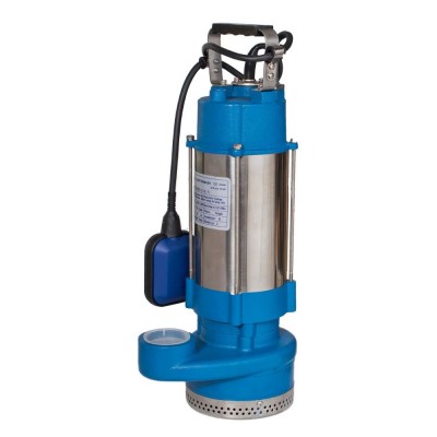Odvodňovacie čerpadlo Electromash QDX 6–28/2, 1,1 A, 380 V – výkon 1,1 kW, dopravná výška 30 m, výpust 2″, prietok 15 300 l/h – trojfázové, s externým plavákom a krytom z nehrdzavejúcej ocele - Electromash