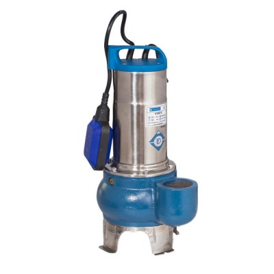 Odvodňovacie čerpadlo Electromash VXM 12 – 2″, výkon 0,75 kW, prietok 21 000 l/h, dopravná výška 11,4 m, výpust 2″, s externým plavákom a krytom z nehrdzavejúcej ocele - Electromash