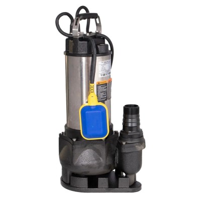 Odvodňovacie čerpadlo Electromash WQ 1500 Professional s externým plavákom a krytom z nehrdzavejúcej ocele, výkon 1,5 kW, prietok 42 000 l/h, dopravná výška 17 m, výpust 2″ - Electromash