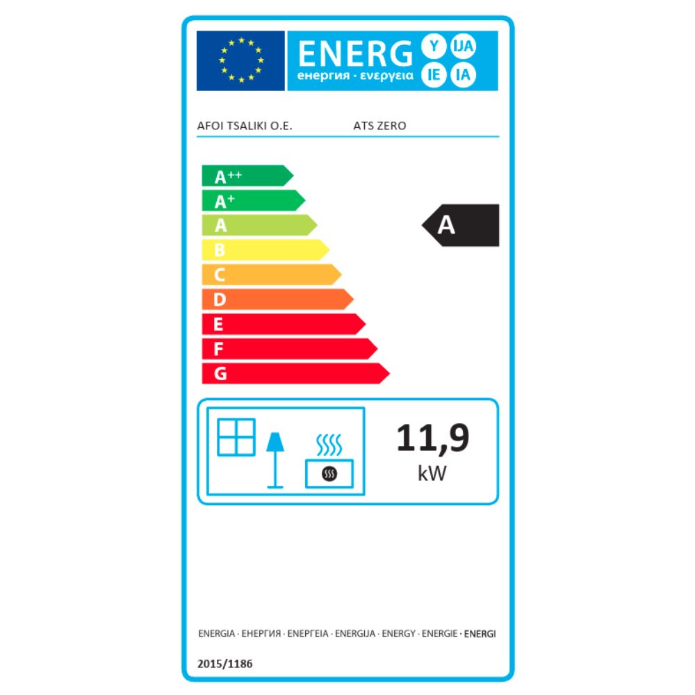 Kachle / Piecka na drevo Balkan Energy ATS ZERO, 11.94kW | Kachle na drevo / Piecky na drevo | Krbové kachle |