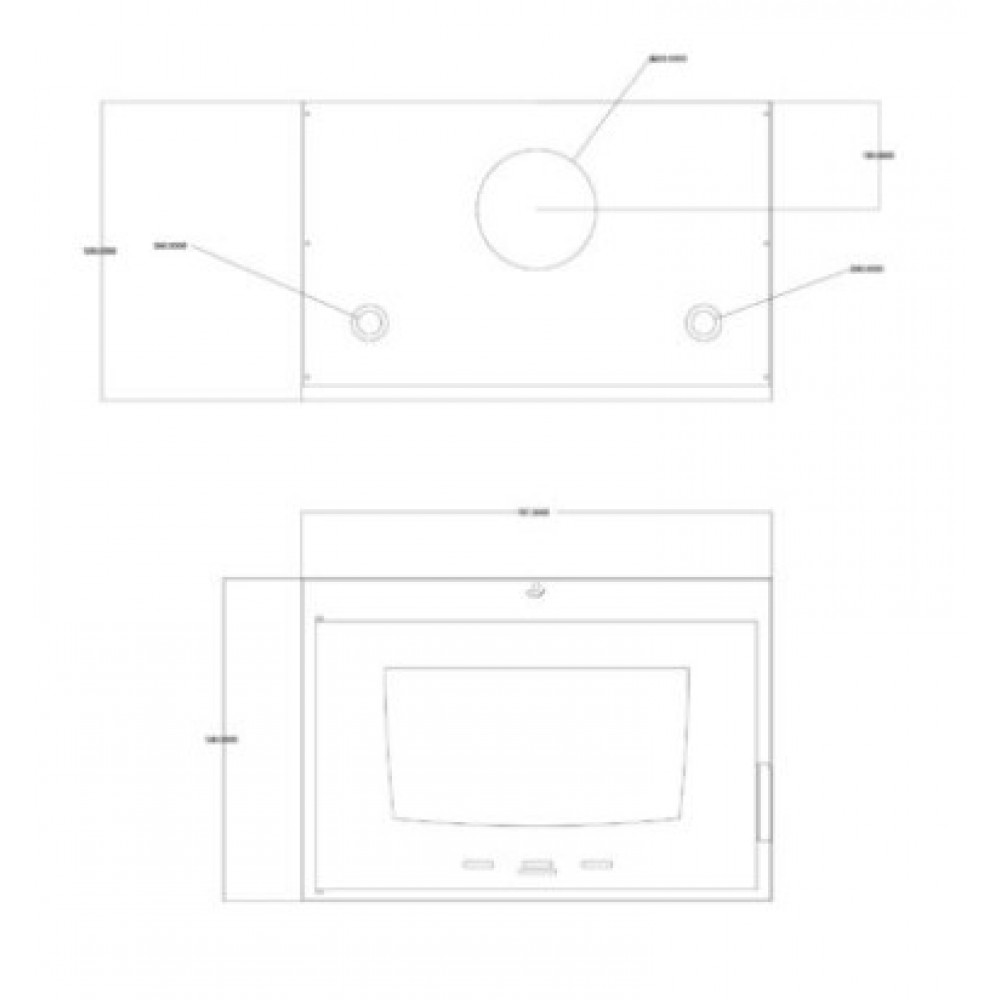 Teplovodná krbová vložka Balkan Energy ATS INSERT HYDRO 800, 16.11kW | Krby na drevo | Krby |
