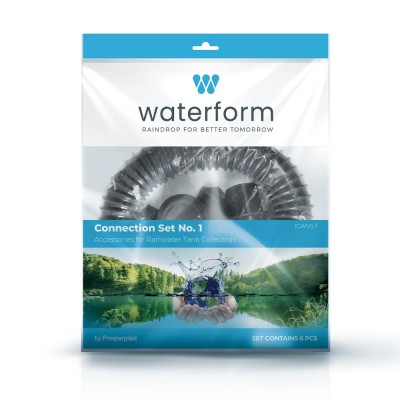 Pripojovacia sada pre nádrž na dažďovú vodu Icanset 1 HydroMoby - Nádrže na vodu