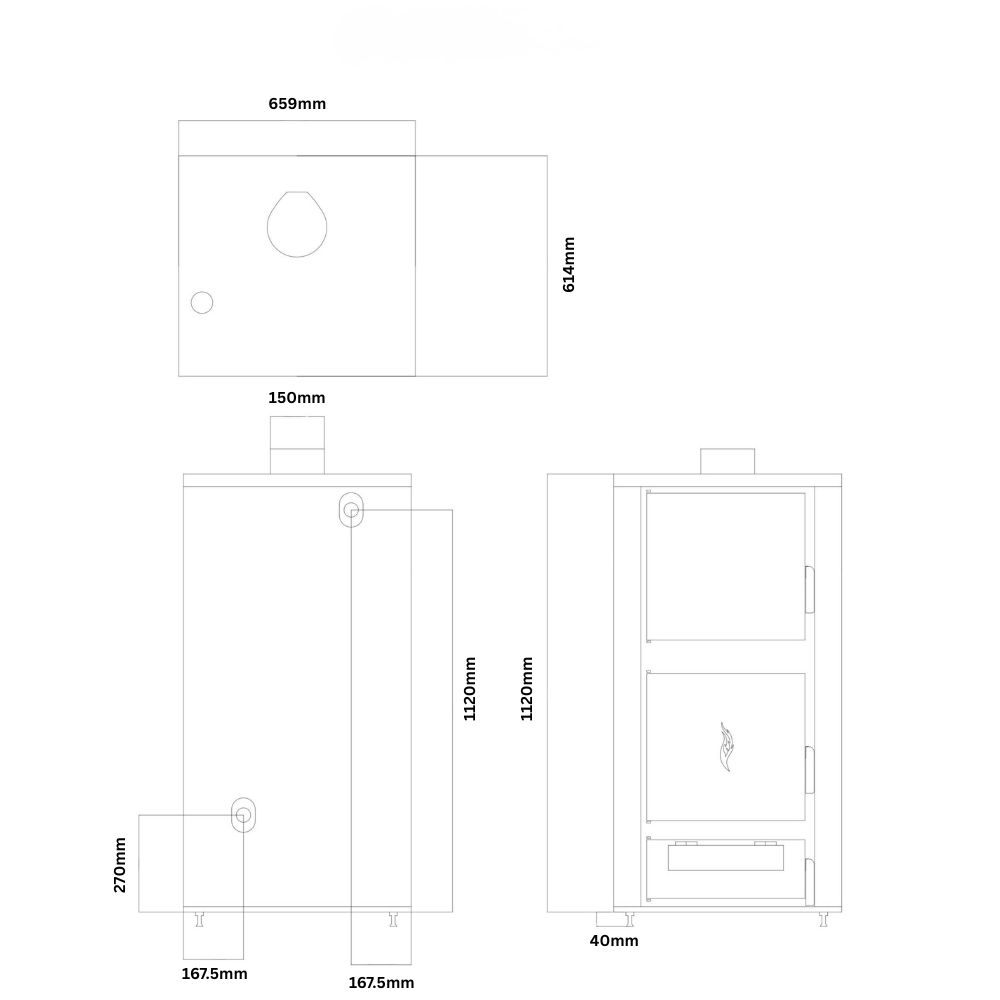 Kotol na drevo Balkan Energy ATS HYDRO, 40 kW | Kotly na drevo |  |