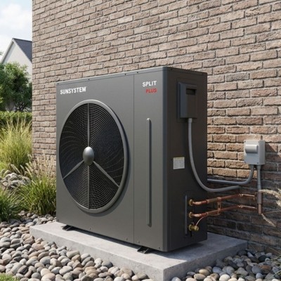 Vzduchovo-vodná tepelná pumpa Sunsystem SPLIT PLUS 160 1PH, nominálny výkon 15.57 kW - Sunsystem