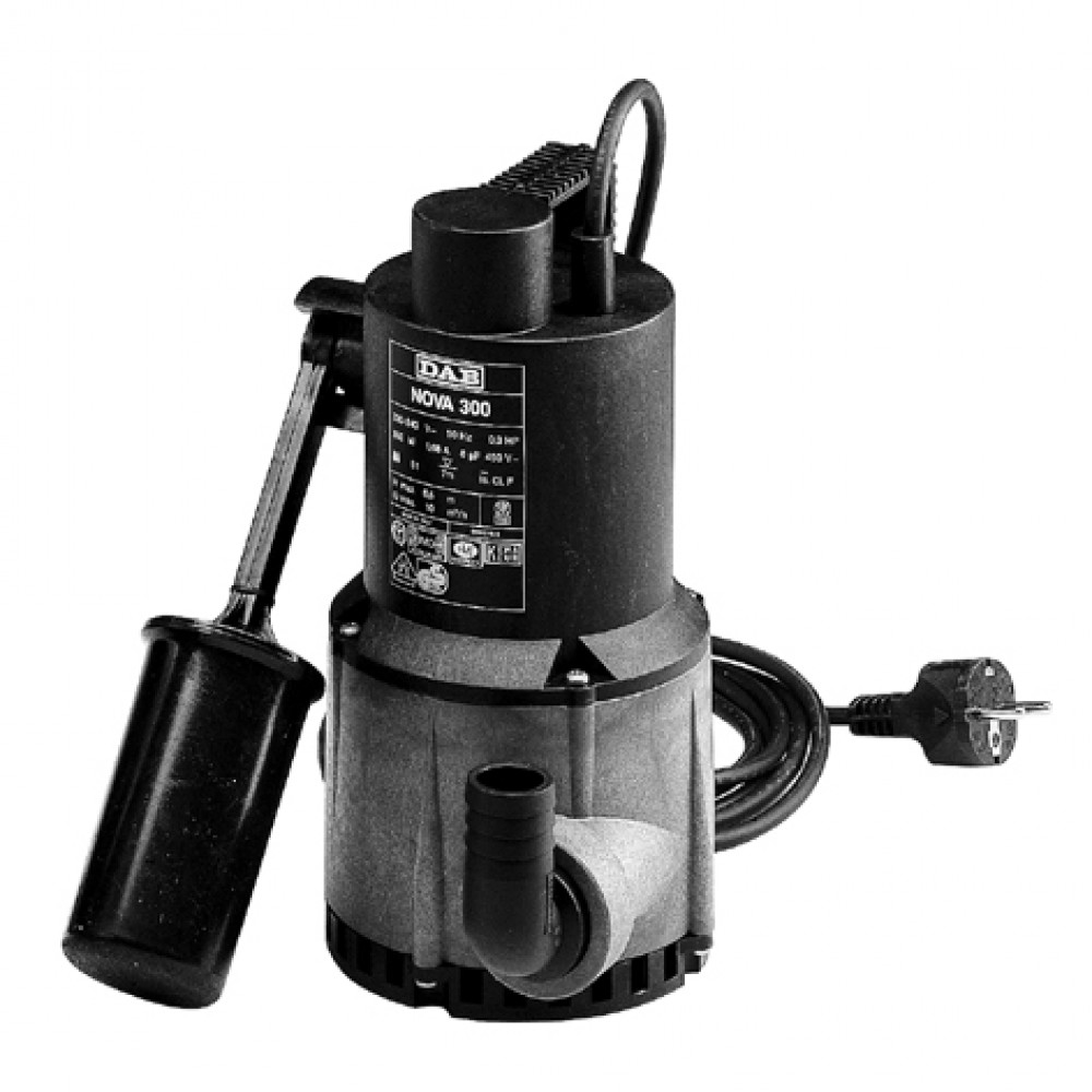 Odstredivé čerpadlo DAB NOVA 180 M-A pre záhrady, bazény, fontány a iné aplikácie, výtlačná výška 4,8 m, prietok 4,8 m³/h, výkon 0,19 kW |  |  |