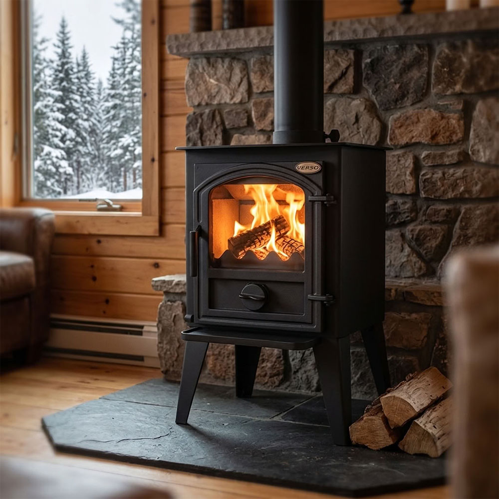Kachle / Piecka na drevo Verso 1 LL CID, 7.5kW | Kachle na drevo / Piecky na drevo | Krbové kachle |
