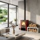 Kachle / Piecka na drevo Verso Lheia Bordeaux, 7.5 kW | Kachle na drevo / Piecky na drevo | Krbové kachle |