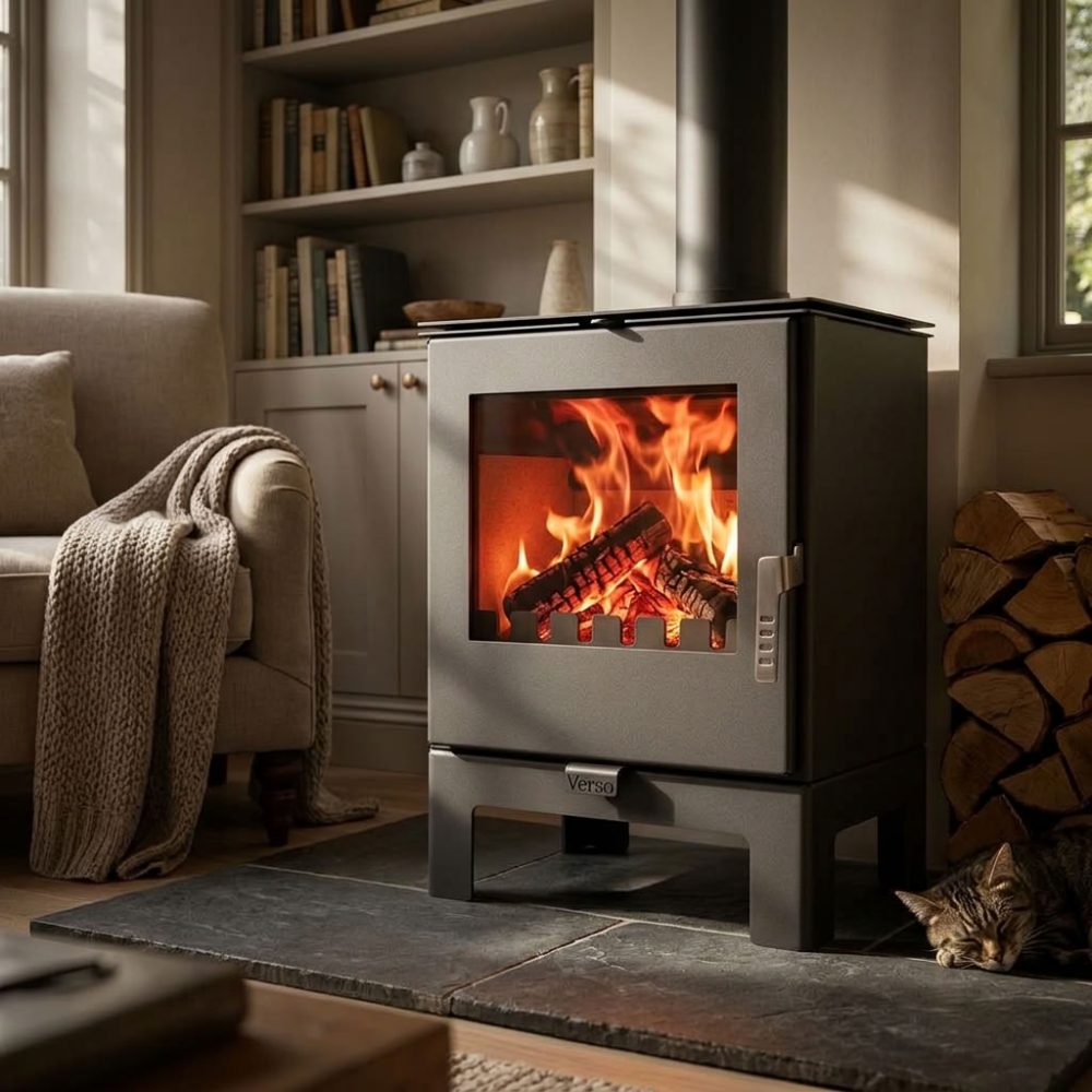 Kachle / Piecka na drevo Verso Rheia L, 5 kW | Kachle na drevo / Piecky na drevo | Krbové kachle |