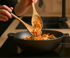 Plochá liatinová panvica