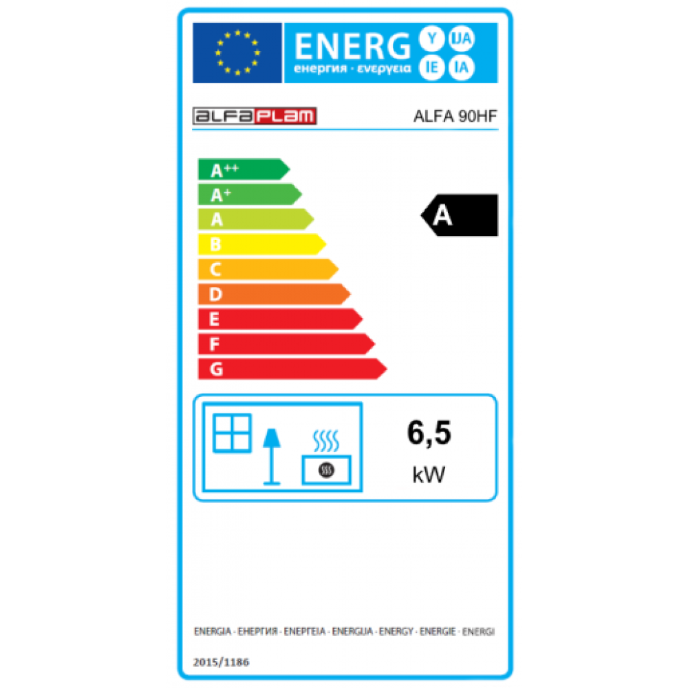 Sporák na drevo Alfa Plam Alfa 90 H Favorit Biela Ľavý , 6.5kW | Sporáky na drevo | Drevo |