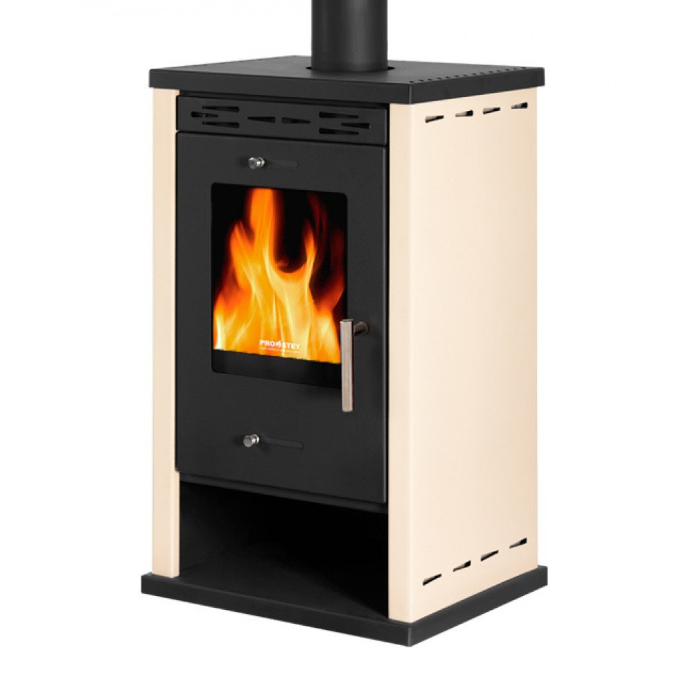 Kachle / Piecka na drevo Prometey EKO 3 Ivory, 8.5 kW | Kachle na drevo / Piecky na drevo | Krbové kachle |