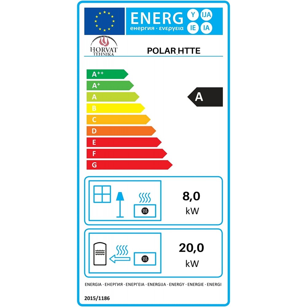 Sporák na drevo s vymennikom Horvat Polar HTTE, 28 kW | Sporaky na drevo s vymennikom | Drevo |