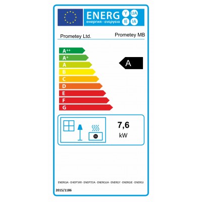 Kachle / Piecka na drevo Prometey “Metal top”, 8kW - Krbové kachle