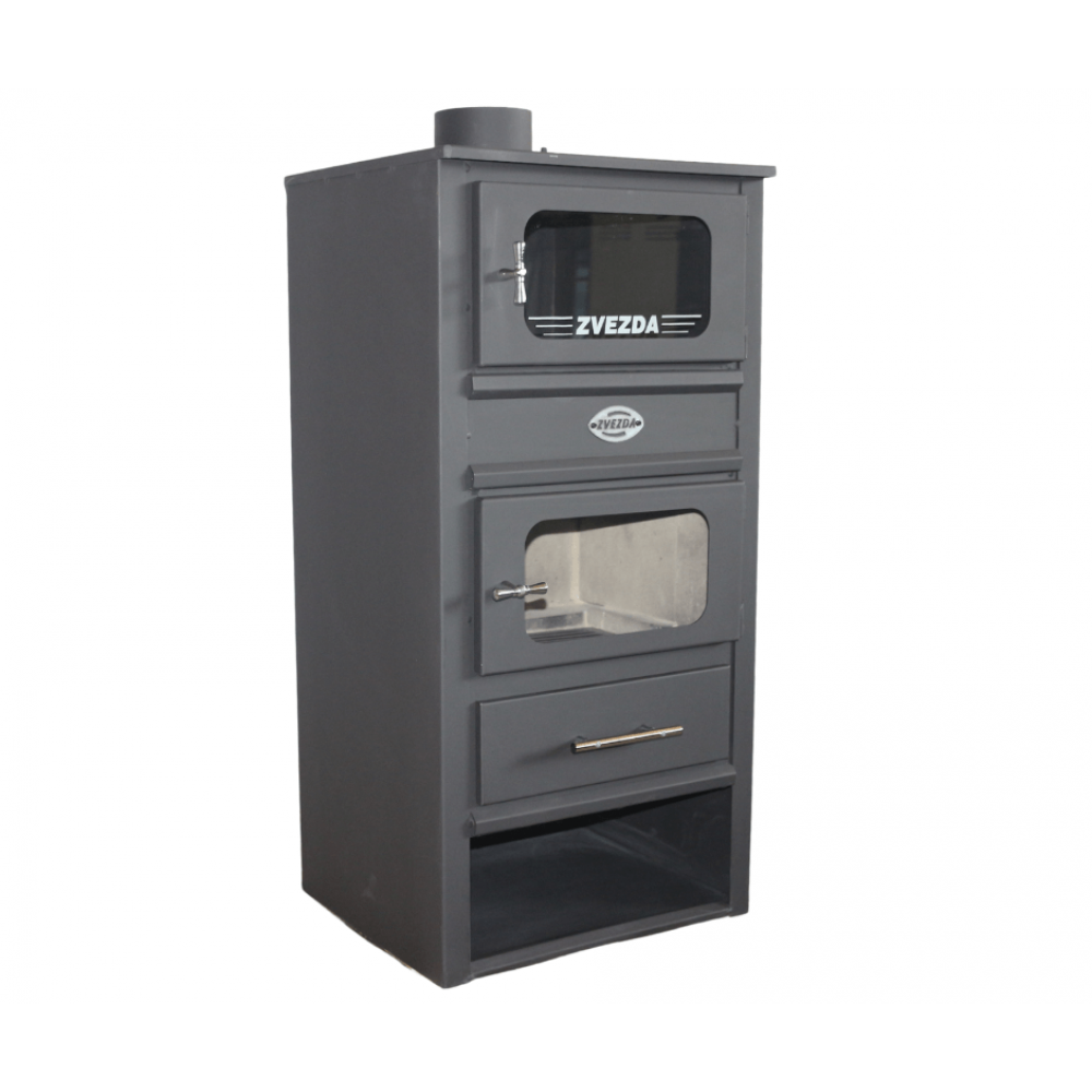 Kachle / Piecka na drevo s rúrou Zvezda MF, 10.9kW, Log | Kachle na drevo / Piecky na drevo | Krbové kachle |