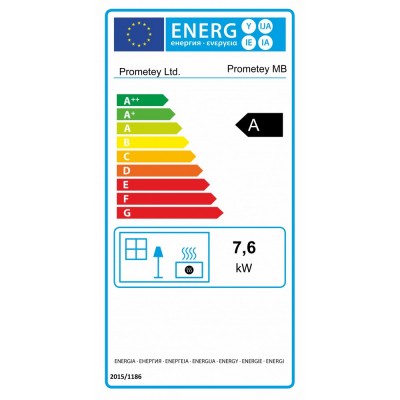 Kachle / Piecka na drevo Prometey “Metal top”, 7.6kW - Kachle na drevo / Piecky na drevo