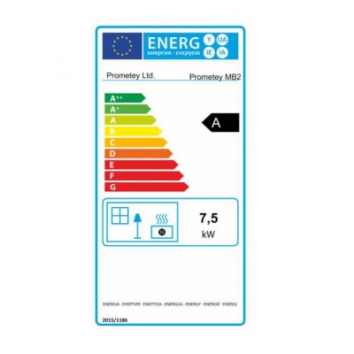 Kachle / Piecka na drevo Prometey “Metal top 2”, 7.5kW - Kachle na drevo / Piecky na drevo