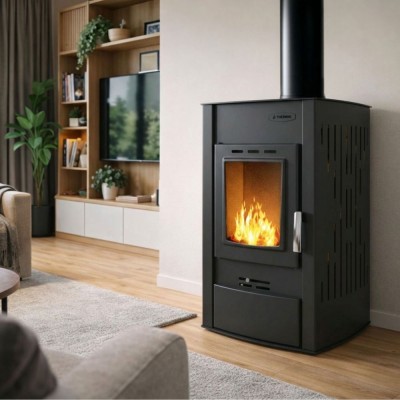 Krbové kachle s teplovodným výmenníkom Velmora Fire ATS HYDRO čierna, 25kW - Porovnanie produktov