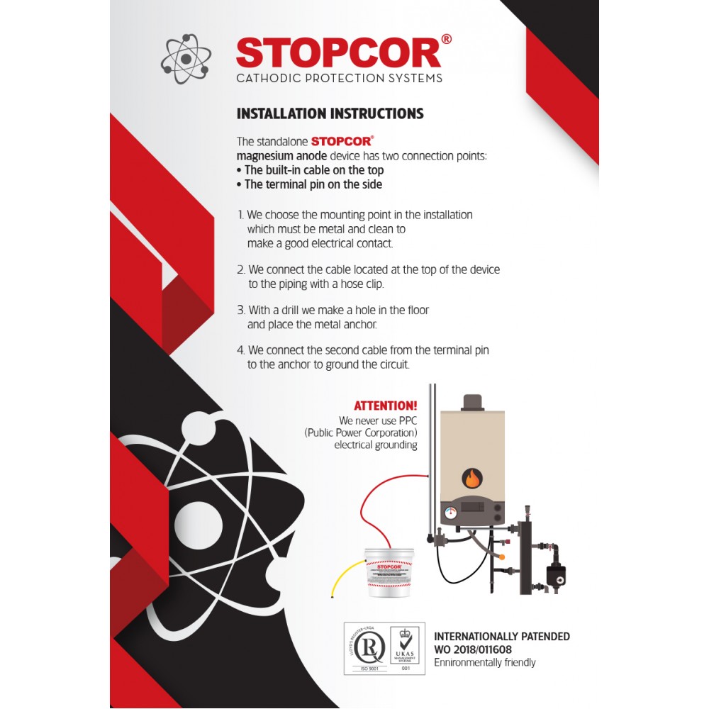 Katódové ochranné zariadenie Stopcor A1 PLUS (do 100 kW) | Príslušenstvo pre kachle |  |