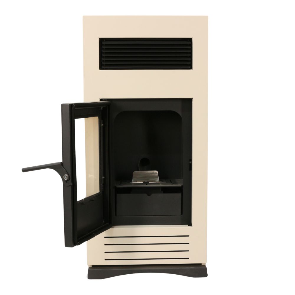 Peletové kachle / Pec na pelety Mytherm Angela TA 14 PRO béžová, 14kW | Teplovzdušné peletové kachle | Peletové kachle / Pece na pelety |