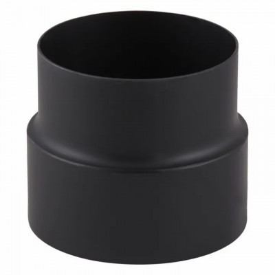 Adaptér na dymovod PARKANEX, Oceľ, Čierna, Ø130-150, Hrúbka 2 mm - Komíny