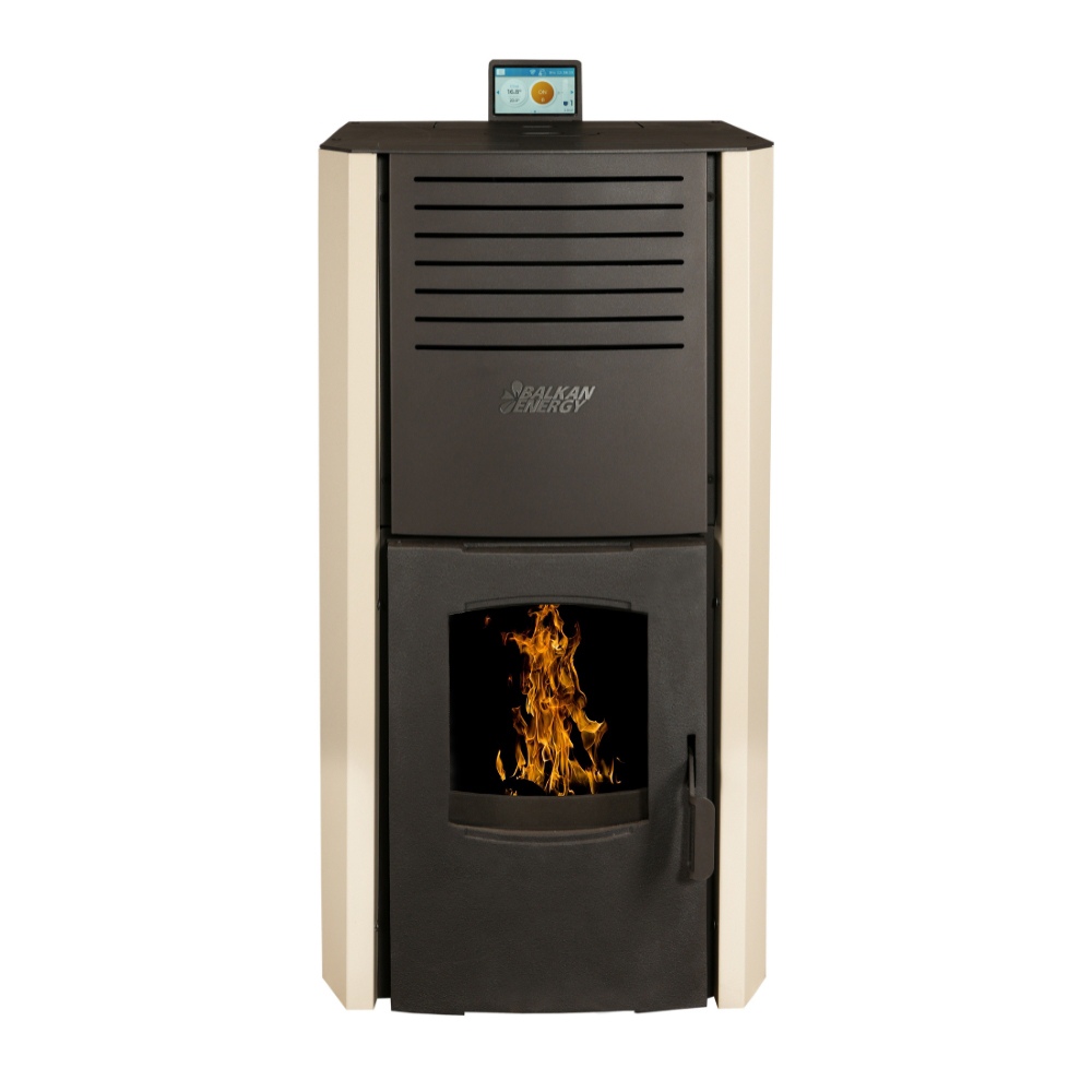 Teplovodné peletové kachle Balkan Energy Aurora, 30 kW | Teplovodné peletové kachle | Peletové kachle / Pece na pelety |