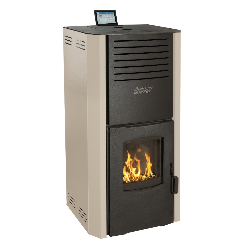Teplovodné peletové kachle Balkan Energy Aurora, 30 kW | Teplovodné peletové kachle | Peletové kachle / Pece na pelety |