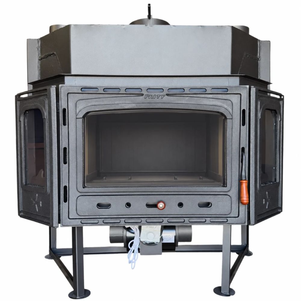 Krbova vlozka Prity TCF, liatinový, 18.5kW | Krby na drevo | Krby |