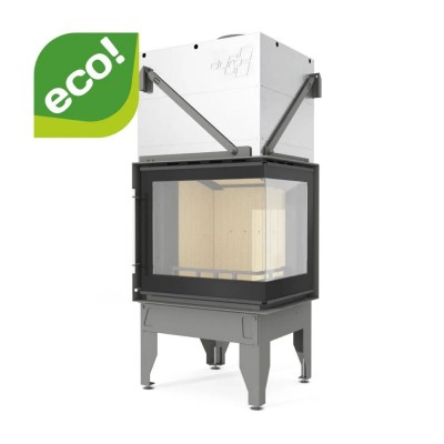 Krbová vložka UNIFLAM 660 DURO s rozvodmi vzduchu a prívodom vzduchu, pravá strana, 10 kW - Krby