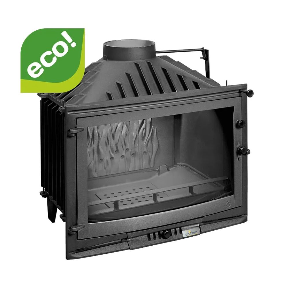 Krbová vložka UNIFLAM 700 SELENIC ECO s klapkou a prívodom vzduchu, 10 kW | Liatinové krbové vložky | Krby |