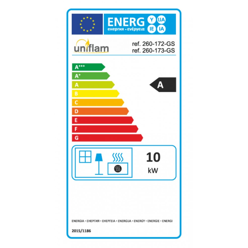 Krbová vložka UNIFLAM 760 EVO PBS s rozvodmi vzduchu a prívodom vzduchu, ohnuté sklo, ľavá strana, 10 kW | Krby na drevo | Krby |