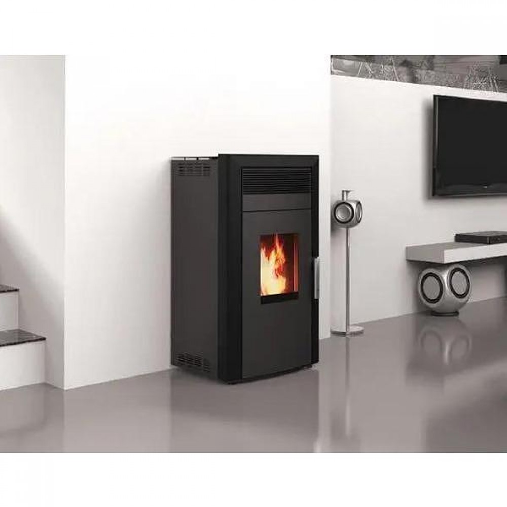 Teplovodné peletové kachle Alfa Plam Commo 15, Čierna, 15 kW | Teplovodné peletové kachle | Peletové kachle / Pece na pelety |