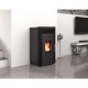 Teplovodné peletové kachle Alfa Plam Commo 15, Čierna, 15 kW | Teplovodné peletové kachle | Peletové kachle / Pece na pelety |