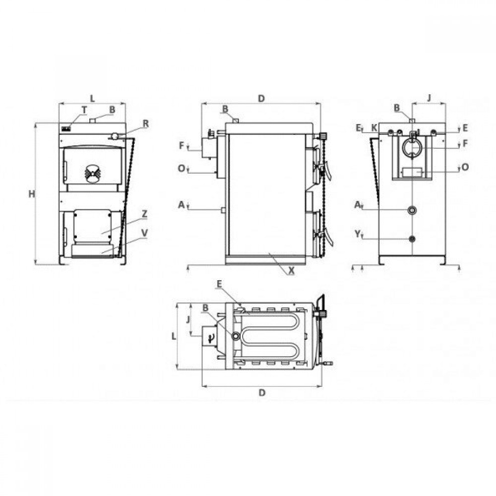 Kotol na drevo BURNiT NWB MAX 110, 110kW | Kotly na drevo | Drevo |