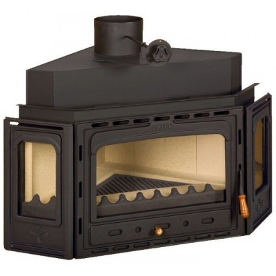 Krbova vlozka Prity ATC, liatinový, 14.2kW - Liatinové krbové vložky