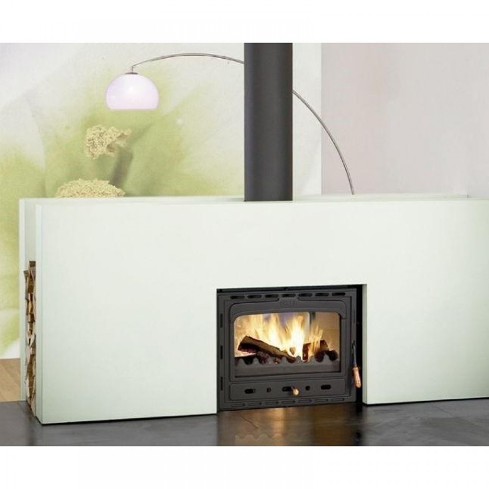 Teplovodná krbová vložka Prity 2C W28, liatinový, 33.2kw | Krby na drevo | Krby |