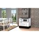 Sporák na drevo Alfa Plam Regular 46 Biela Ľavý , 5kW | Sporáky na drevo | Drevo |
